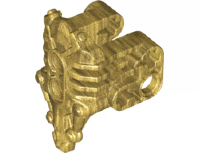Bionicle Armor Uniter with 2 Pin Holes on Front, Axle and Pin Holes on Sides