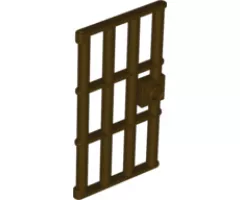 Door 1 x 4 x 6 Barred with Stud Handle