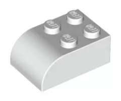 Slope, Curved 3 x 2 x 1 with Four Studs