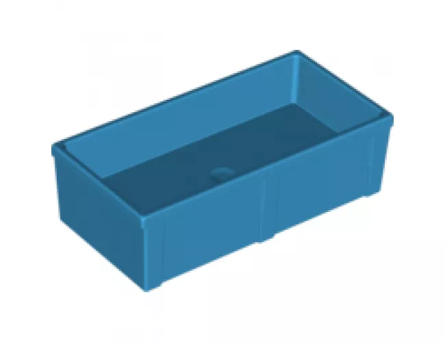 Duplo Animal Accessory Feeding Trough 2 x 4 x 1 with Straight Sides