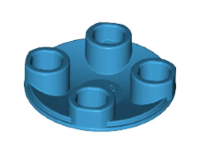 Plate, Round 2 x 2 with Rounded Bottom (Boat Stud)