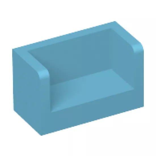 Panel 1 x 2 x 1 with Rounded Corners and 2 Sides