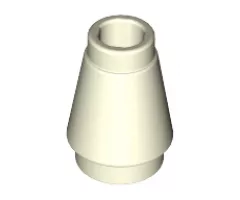 Cone 1 x 1 with Top Groove