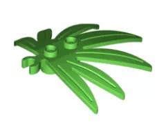 Plant Leaves 6 x 5 Swordleaf with Open O Clip Thick