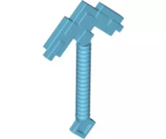 Minifigure, Utensil Pickaxe Pixelated (Minecraft)