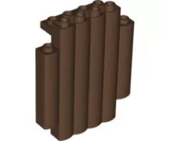 Panel 2 x 6 x 6 Log Wall (Palisade)