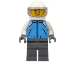 Helicopter Pilot - Medium Blue Jacket