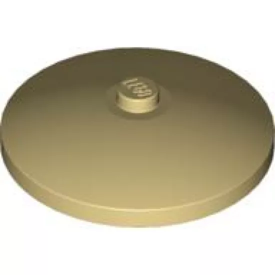 Dish 4 x 4 Inverted (Radar) with Solid Stud