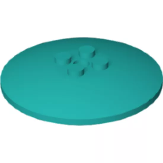 Dish 6 x 6 Inverted (Radar) - Solid Studs