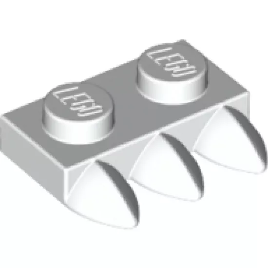 Plate, Modified 1 x 2 with 3 Teeth (Claws)