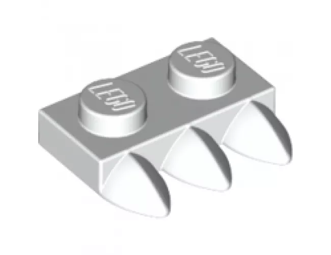 Plate, Modified 1 x 2 with 3 Teeth (Claws)