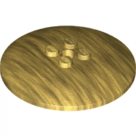 Dish 6 x 6 Inverted (Radar) - Solid Studs