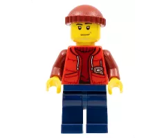 Deep Sea Submariner Male, Dark Red Knit Cap