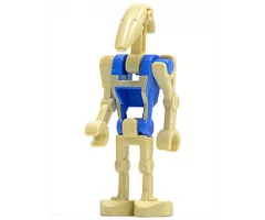 Battle Droid Pilot with Blue Torso with Tan Insignia