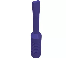 Minifigure, Utensil Tool Screwdriver - Narrow Head - 6-Rib Handle