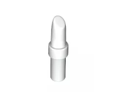 Minifigure, Utensil Lipstick with White Handle Pattern