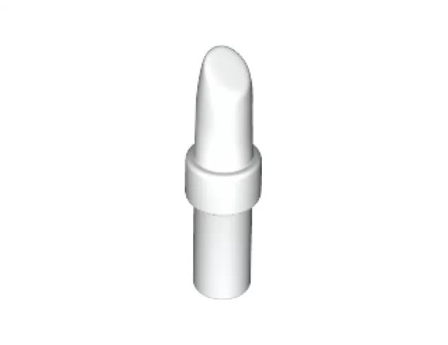 Minifigure, Utensil Lipstick with White Handle Pattern