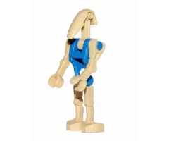 Battle Droid Pilot with Blue Torso and Straight Arm