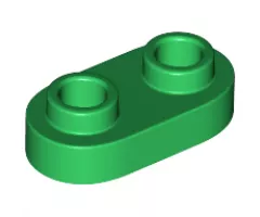 Plate, Round 1 x 2 with Two Open Studs