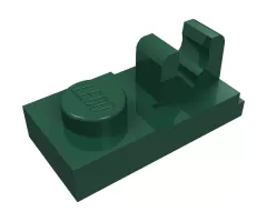Plate, Modified 1 x 2 with Clip on Top