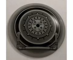 Dish 10 x 10 Inverted (Radar) - Hollow Studs with SW Tank Droid Pattern