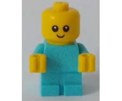 Baby - Medium Azure Body with Yellow Hands