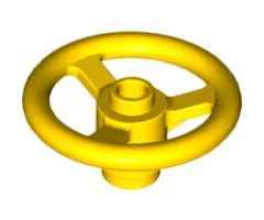 Technic, Steering Wheel Small, 3 Studs Diameter