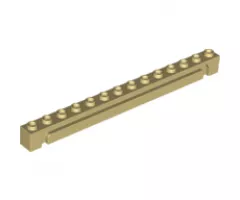 Brick, Modified 1 x 14 with Groove