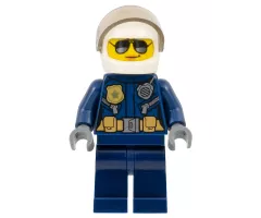 Police - City Helicopter Pilot Female, Silver Sunglasses