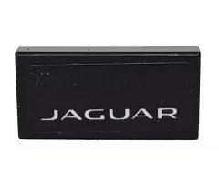 Tile 1 x 2 with White 'JAGUAR' on Black Background Pattern (Sticker) - Set 76898