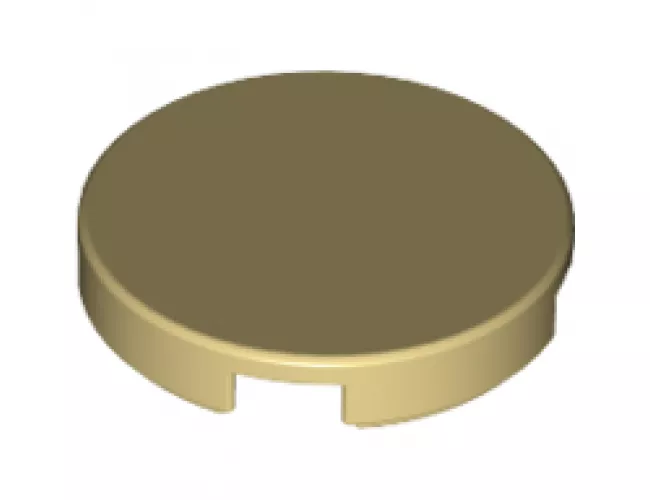 Tile, Round 2 x 2 with Bottom Stud Holder