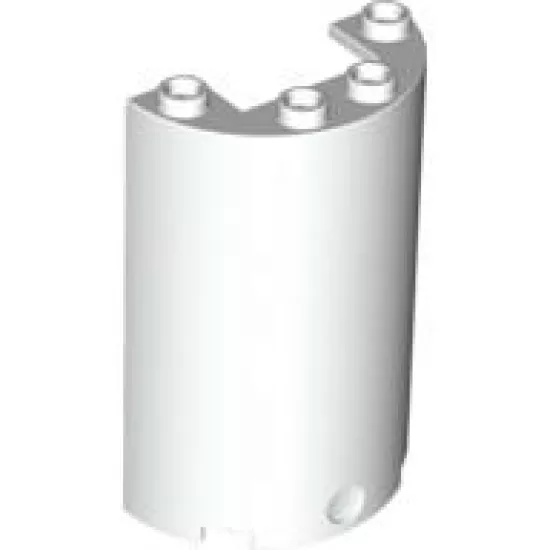 Cylinder Half 2 x 4 x 5 with 1 x 2 Cutout