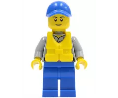 Coast Guard City - Crew Member, Blue Cap with Hole