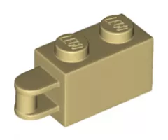 Brick, Modified 1 x 2 with Handle on End - Bar Flush with Edge of Handle