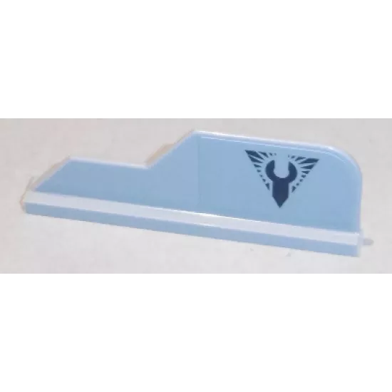 Tail 8 x 1 with Stepped Fin with StarScavenger Logo Pattern Model Left Side (Sticker) - Set 75147