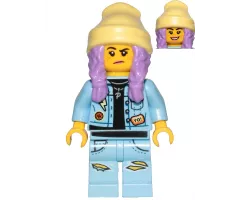 Parker L. Jackson - Denim Jacket with Beanie (Smile / Grumpy)