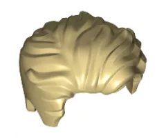 Minifigure, Hair Swept Left Tousled