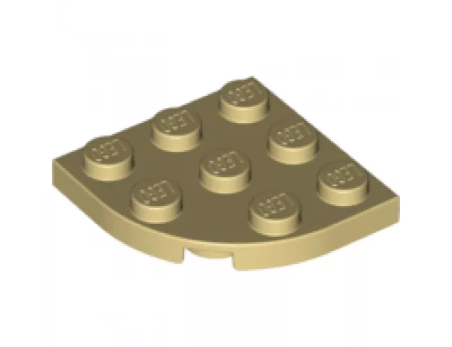 Plate, Round Corner 3 x 3