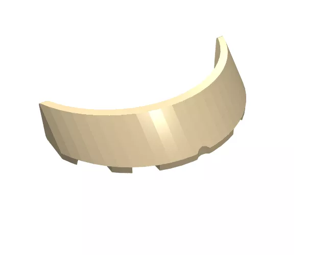Windscreen 3 x 6 x 1 Curved