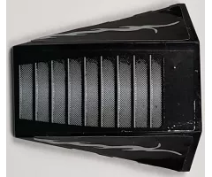 Wedge 4 x 4 No Studs with Vents and Barbed Wire Lines Pattern (Stickers) - Set 8158