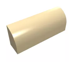 Slope, Curved 1 x 4 x 1 1/3