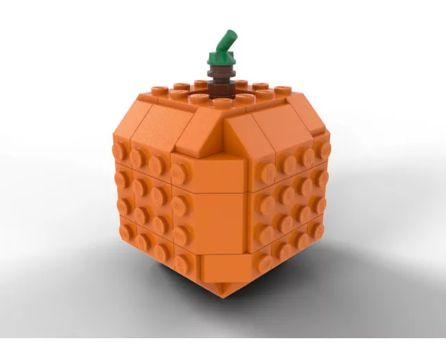 Pumpkin - Brick Built 4x4 face
