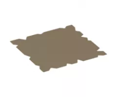 Cloth Treasure Map 3.5 x 3.5 (Water-reactive - map becomes visible when wet)
