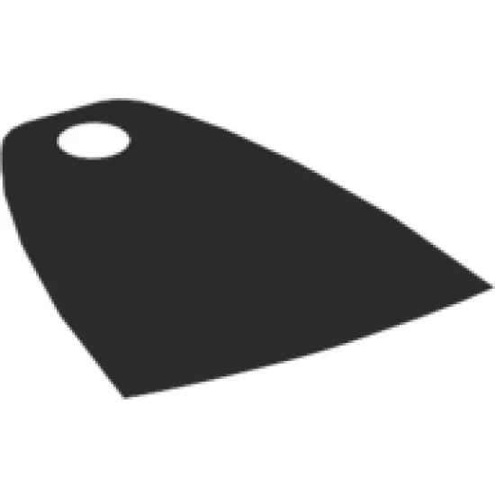 Minifigure, Body Wear Cape Cloth, Narrow with Single Top Hole