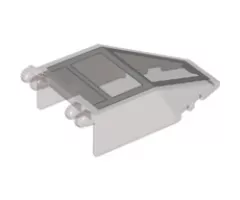 Windscreen 7 x 4 x 1 2/3 with SW Light Bluish Gray Snowspeeder Pattern