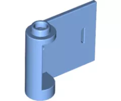Door 1 x 3 x 2 Right - Open Between Top and Bottom Hinge with Horizontal White Line Pattern