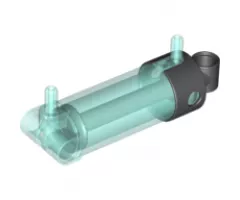 Pneumatic Cylinder with 2 Inlets and Rounded End Medium (48mm)