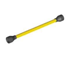 Hose Flexible 8.5L with Tabless Ends Black (Ends different color than Tube, ends not removable)