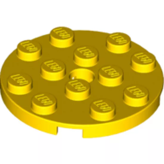 Plate, Round 4 x 4 with Hole