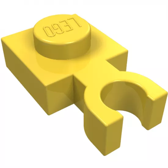 Plate, Modified 1 x 1 with U Clip Thin (Vertical Grip)